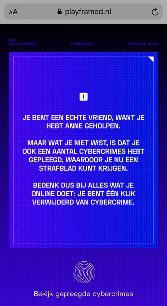 Cybersecurity met het lesprogramma Framed 2