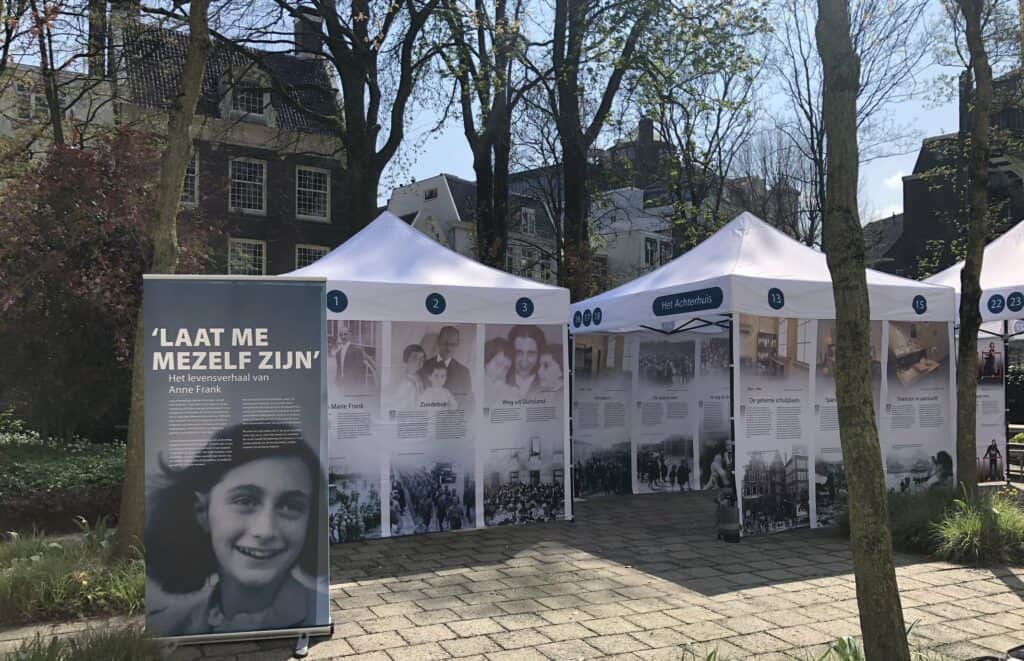 anne frank buiten