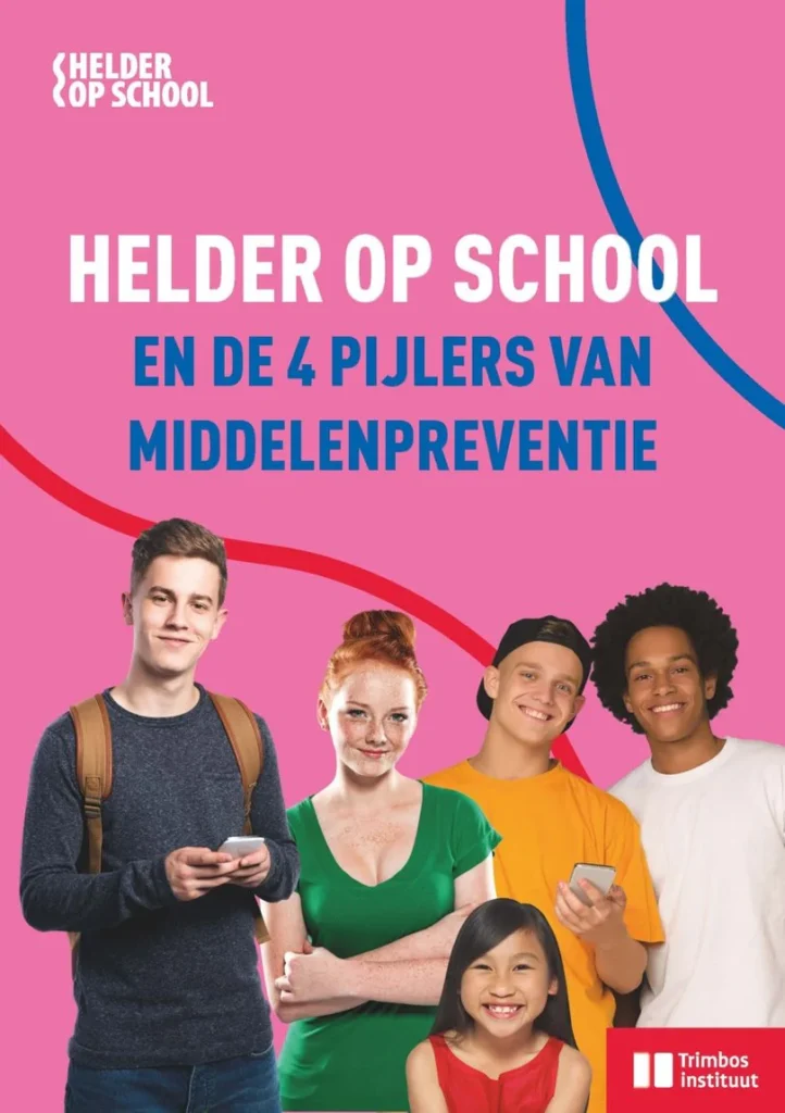 informatiefolder helder op school en de 4 pijlers van middelenpreventie bundel 50 stuks pfg55182