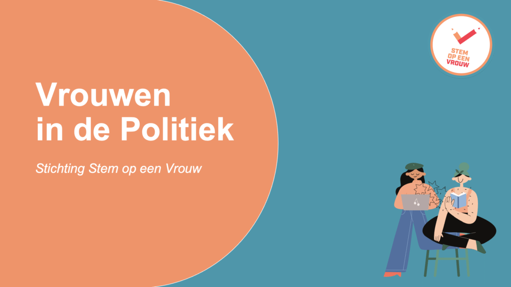 stem op een vrouw banner